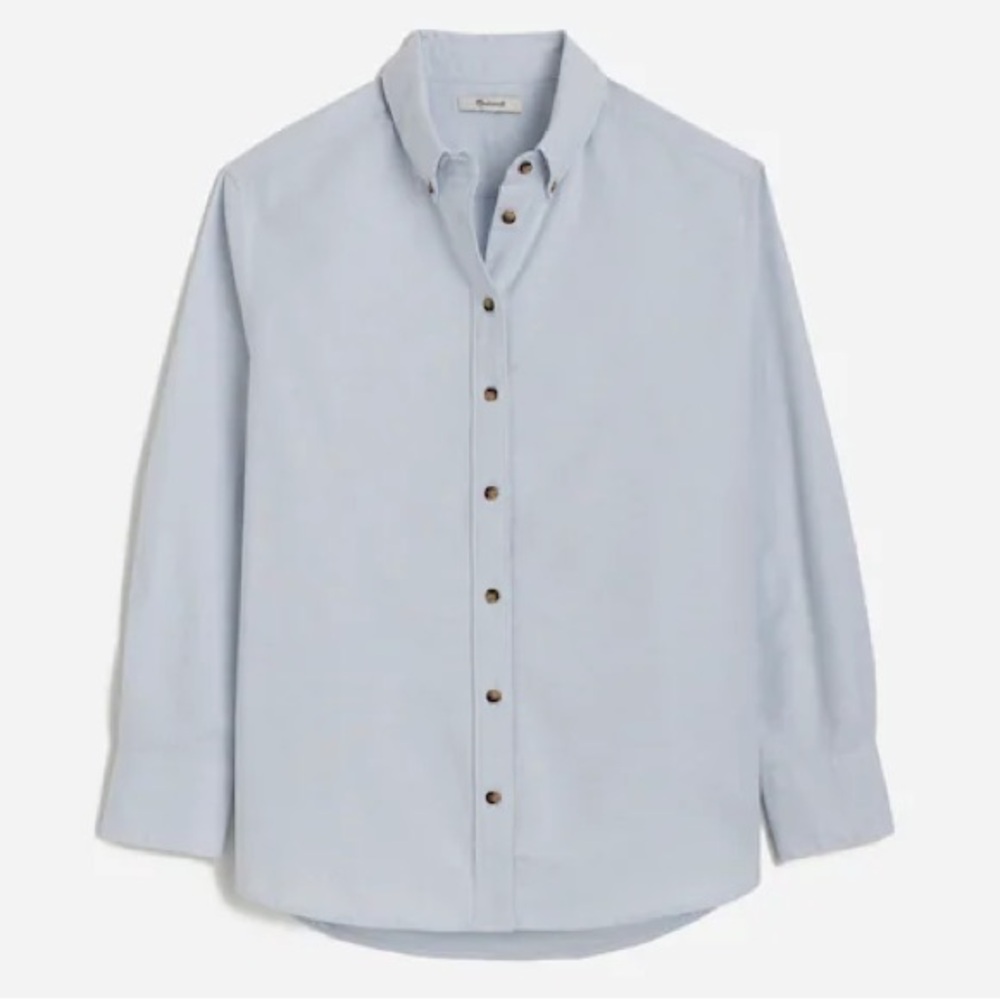 Madewell Oversized Button Up Shirt in Oxford
